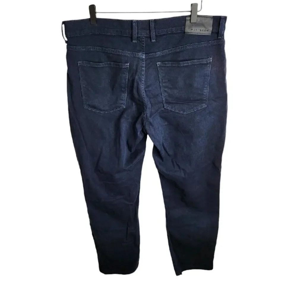 Mott & Bow Straight Mercer Jean‎ Men's Size 36x28.5 Blue Flaw